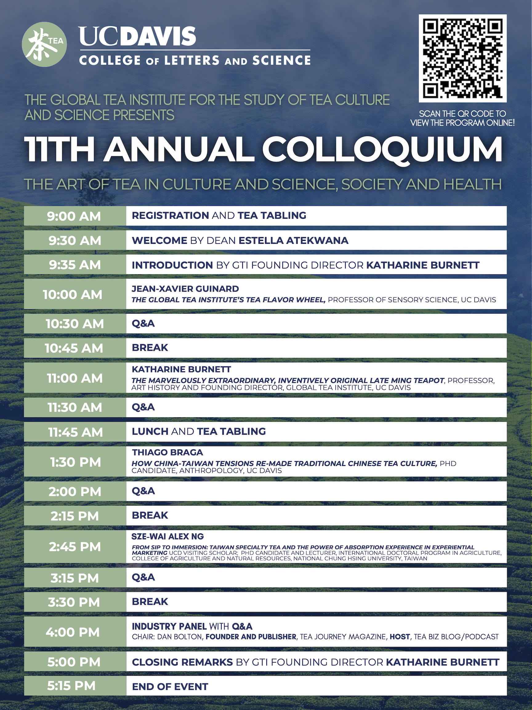 11th Annual Colloquium: The Art of Tea in Culture and Science, Society ...