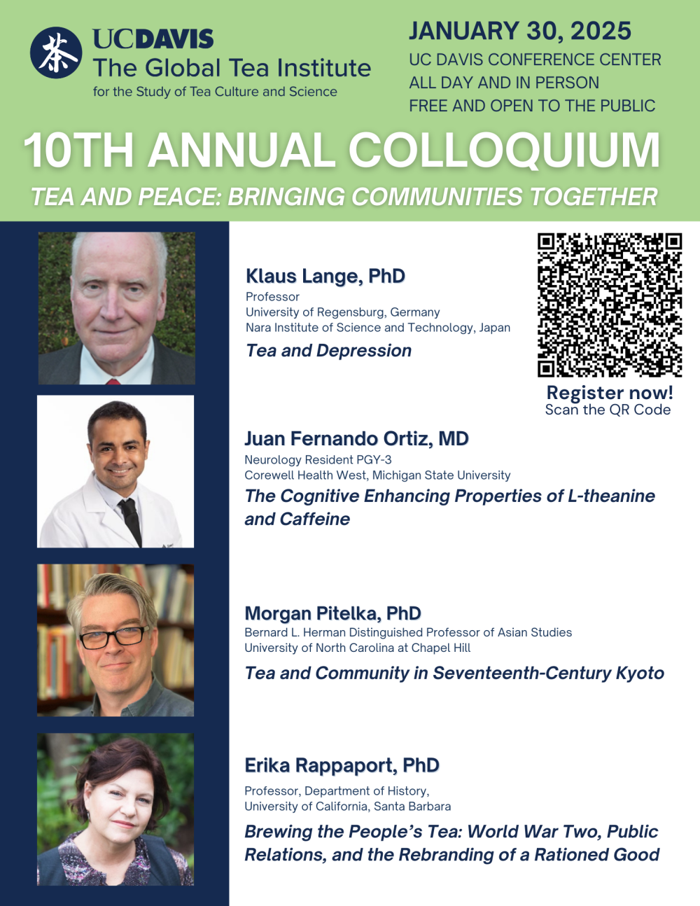 Updated 10th colloquium flyer with speaker names and photos and qr code